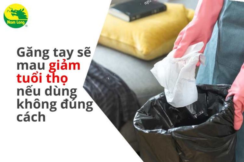 Găng tay cao su dọn dẹp vệ sinh Nam Long