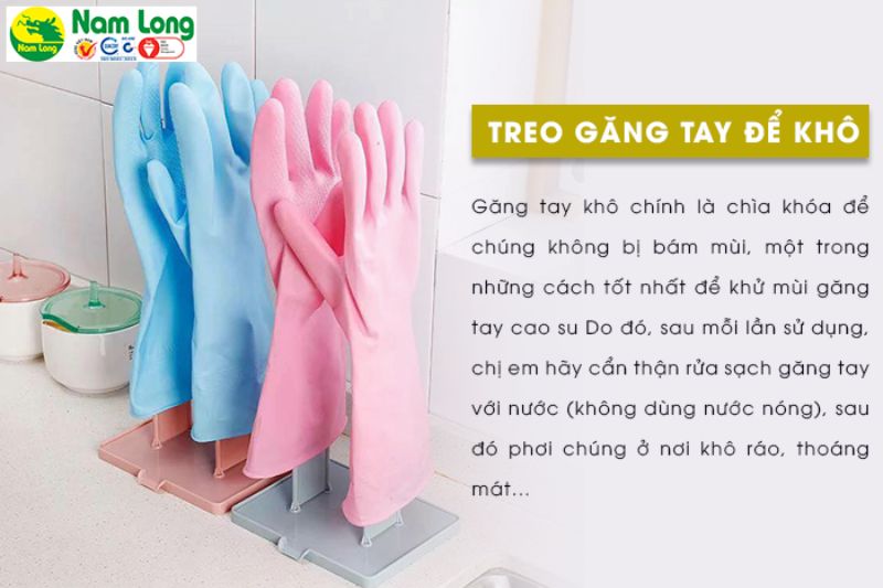 5 cách khử mùi găng tay cao su 