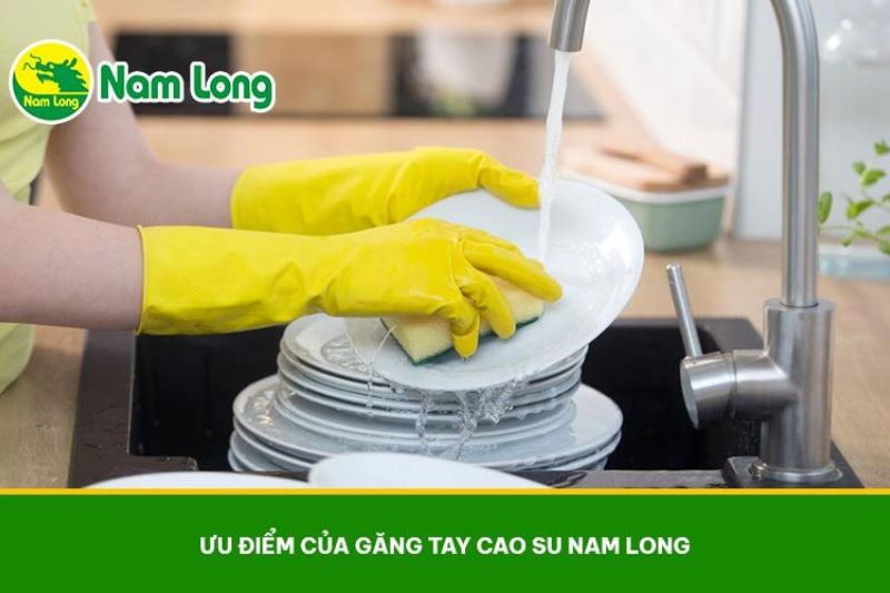 Găng tay cao su rửa bát Nam Long