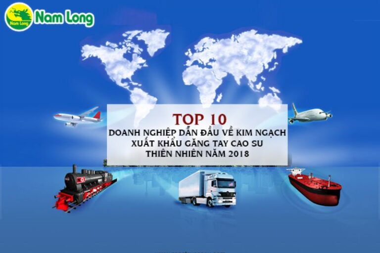Găng tay cao su Nam Long top 10 doanh nghiệp