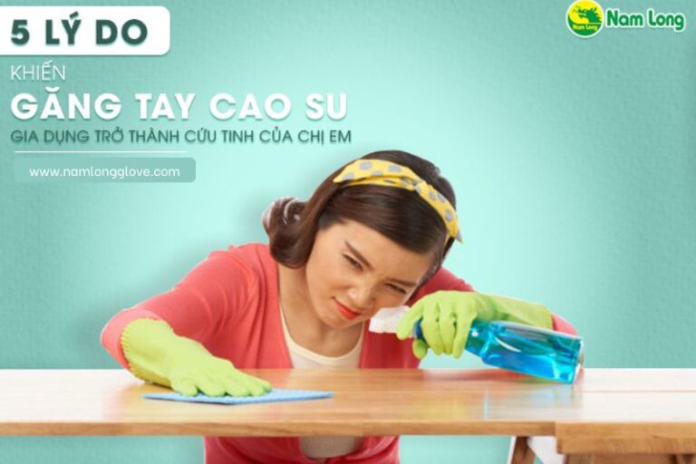 găng tay cao su gia dụng Nam Long