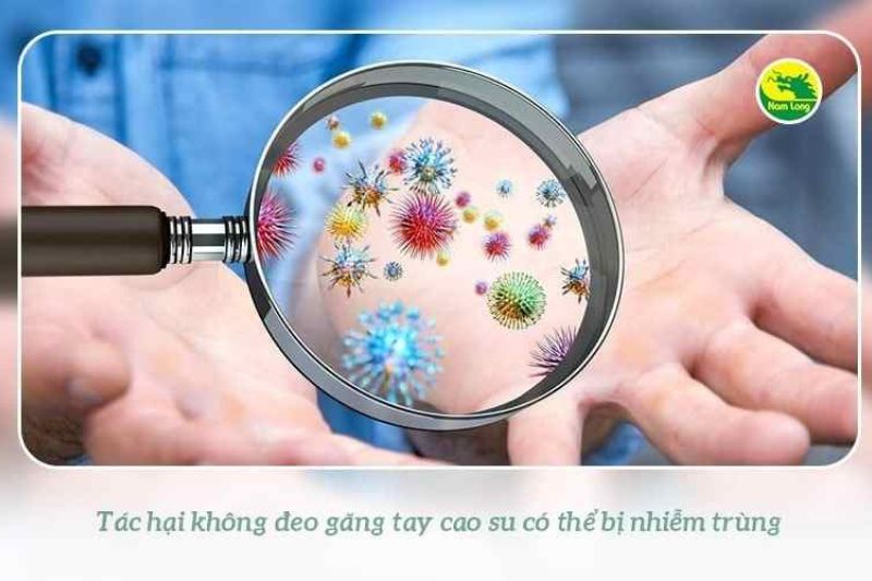 Găng tay cao su Nam Long bảo vệ tay