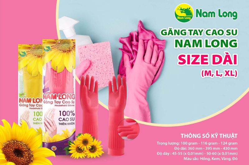Gang tay cao su da nang Nam Long size Dai M hinh 4