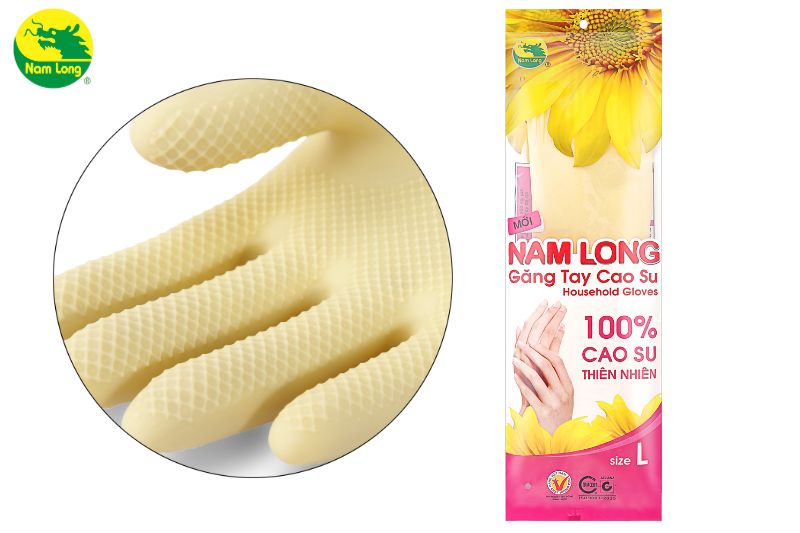 Gang tay cao su da nang Nam Long size dai L