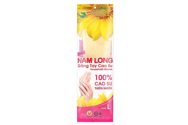 www.namlongglove.com găng tay cao su Nam Long size D&agrave;i L