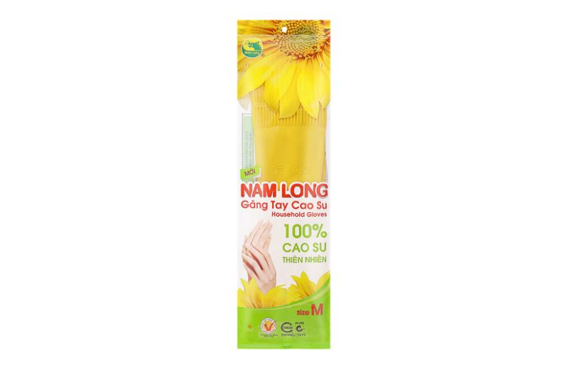 www.namlongglove.com găng tay cao su Nam Long Dài M