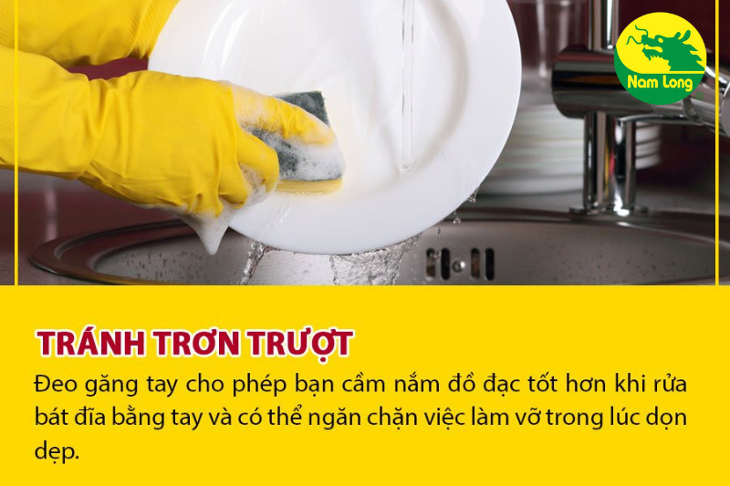 Găng tay cao su làm bếp Nam Long 1