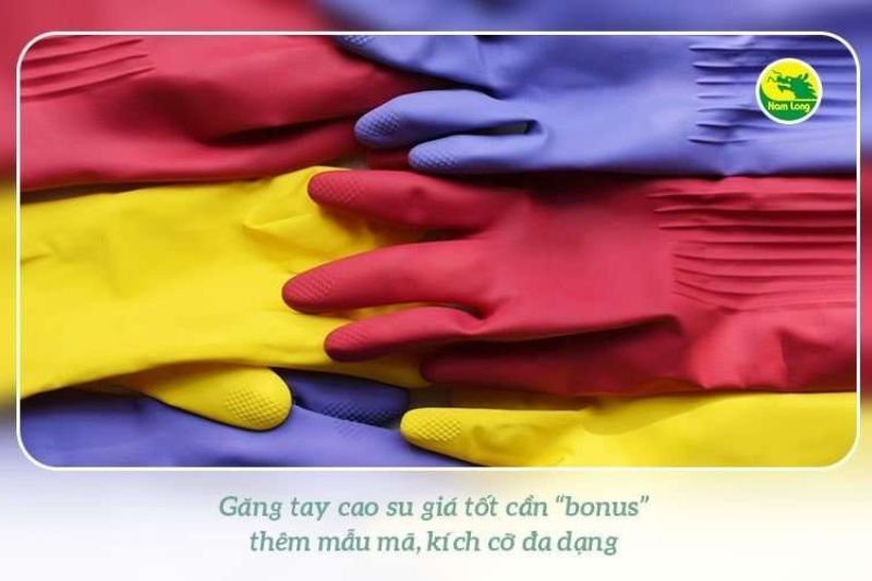 Găng tay cao su giá tốt Nam Long 2