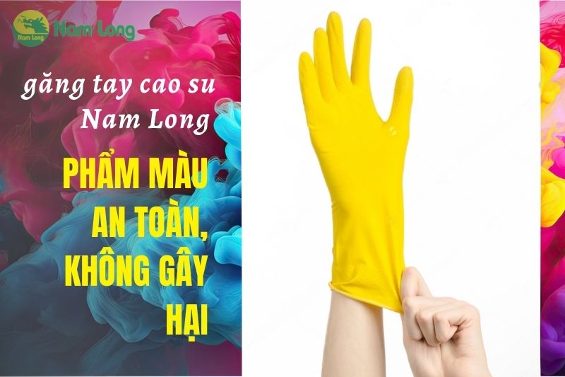 găng tay cao su Nam Long size trung