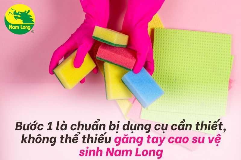 găng tay cao su vệ sinh Nam Long 