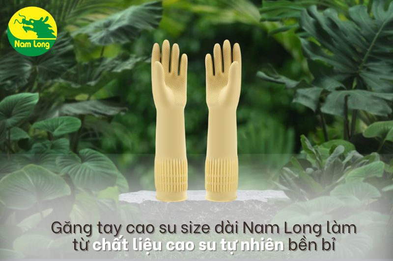 găng tay cao su size dài Nam Long