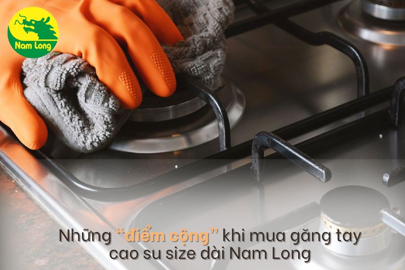 găng tay cao su size dài Nam Long