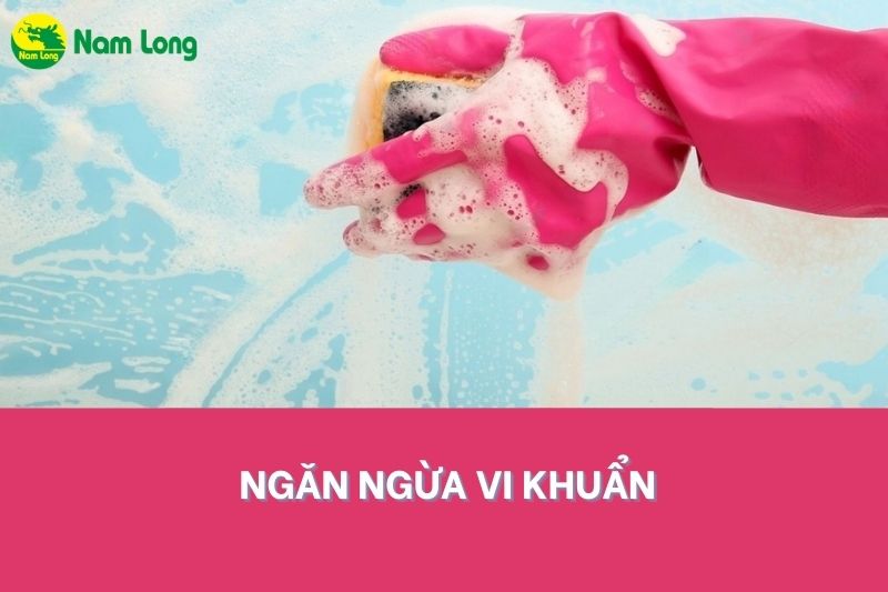 Găng tay cao su Nam Long giúp ngăn ngừa vi khuẩn