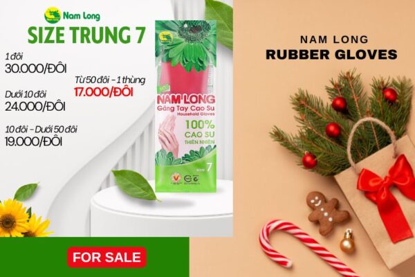 Găng tay cao su Nam Long size Trung 7