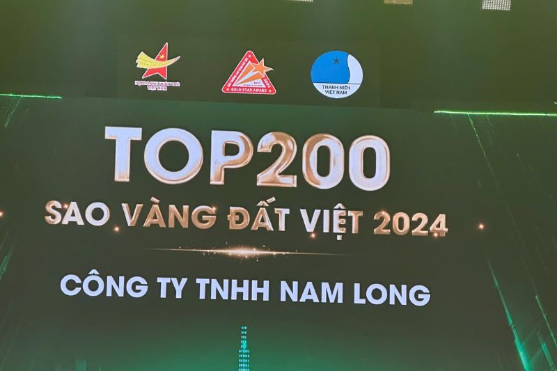 Găng tay cao su Nam Long đoạt giải Top 200 Giải thưởng Sao Vàng Đất Việt năm 2024