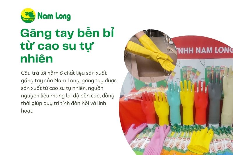Găng tay cao su Nam Long bảo vệ da tay như thế nào?