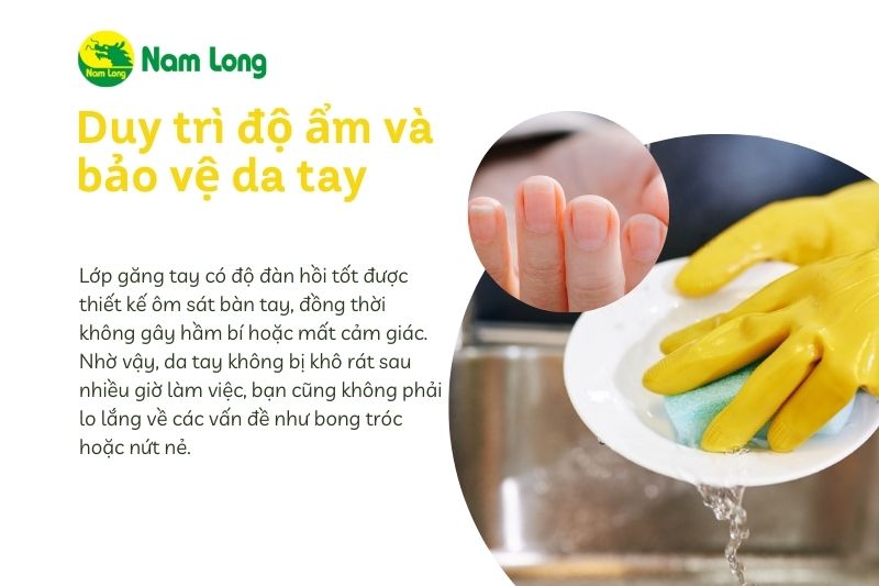 Găng tay cao su Nam Long bảo vệ da tay như thế nào?