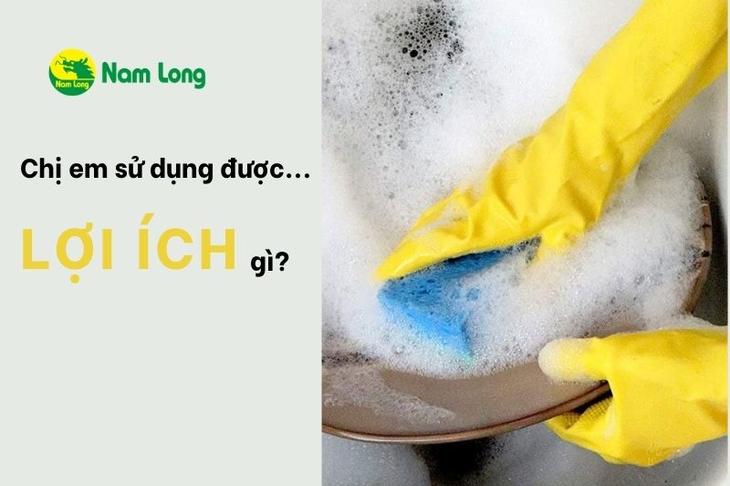 Găng tay cao su rửa chén bát Nam Long