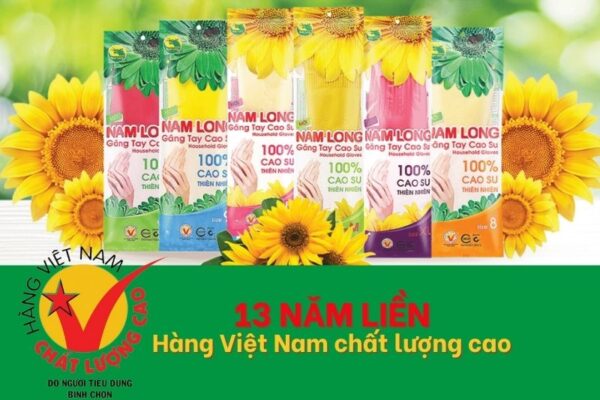 Găng tay cao su Nam Long dành cho người nội trợ