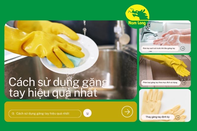 Găng tay cao su làm bếp Nam Long