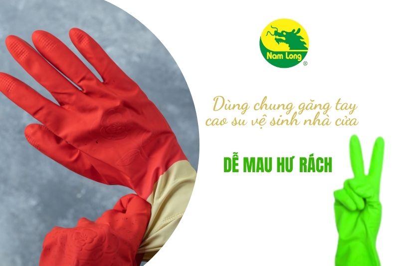Găng tay cao su vệ sinh nhà cửa Nam Long