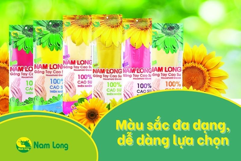 găng tay cao su vệ sinh Nam Long