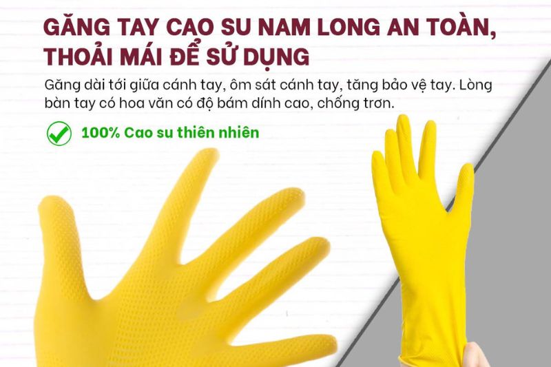 5 lý do bạn đeo găng tay cao su rửa chén Nam Long bị khó chịu