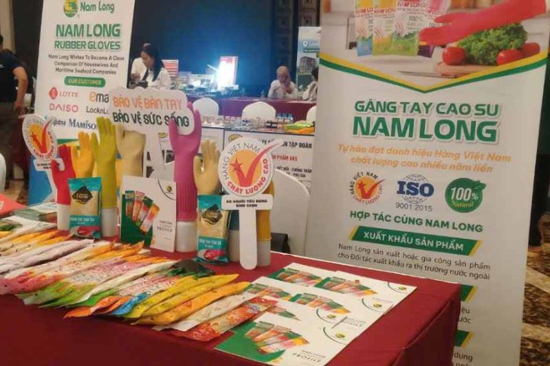 Găng tay cao su Nam Long trưng bày sản phẩm tại Đại hội Hội Doanh nhân trẻ tỉnh Đồng Nai, nhiệm kỳ 2025 – 2028