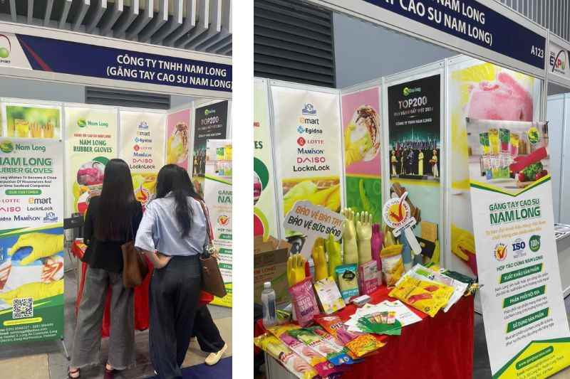 Găng tay cao su Nam Long xuất khẩu khẳng định chất lượng găng tay Việt 