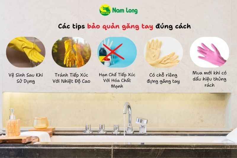 găng tay cao su làm bếp Nam Long