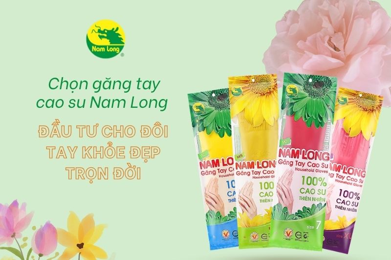 Găng tay cao su Nam Long 