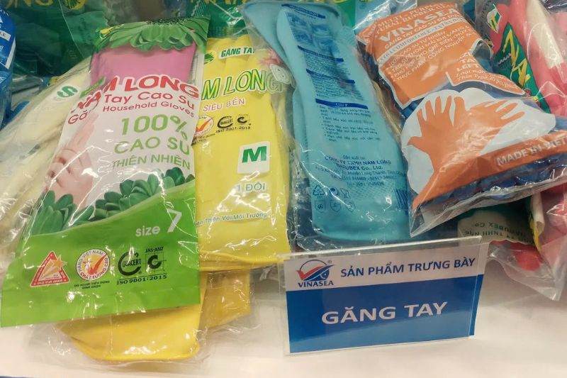 Găng tay cao su thủy sản Nam Long 