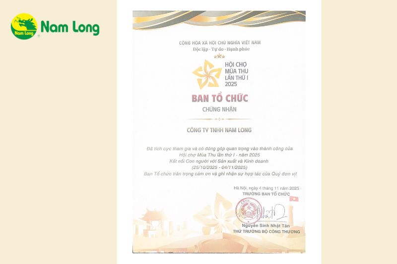 Găng tay cao su Nam Long tại Hội chợ Mùa thu 2025