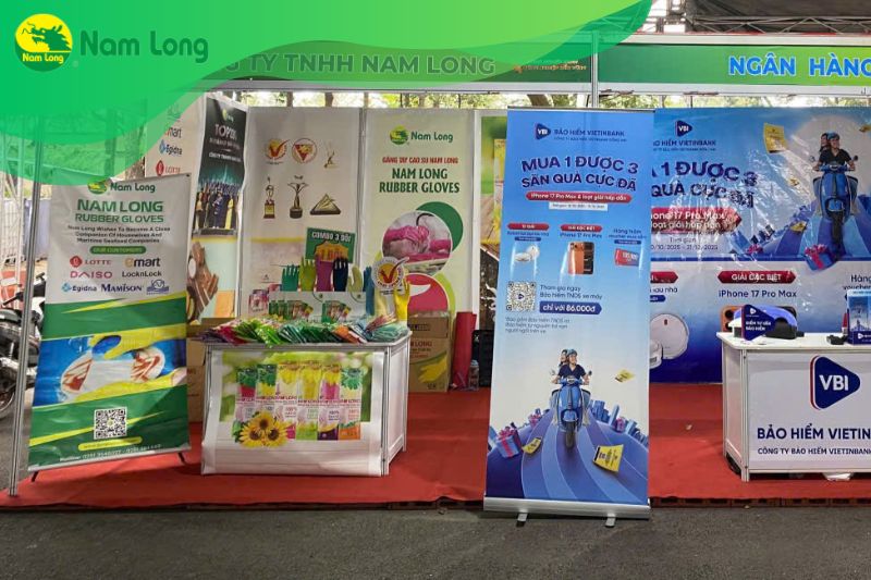 Găng tay cao su Nam Long đồng hành cùng nông dân tại Ngày hội Triển lãm Thành tựu Nông nghiệp Đồng Nai 2025