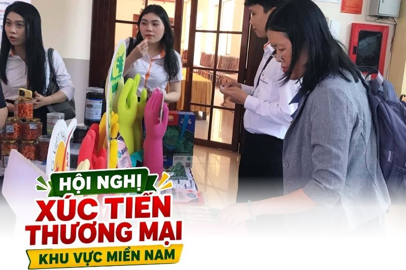 Găng tay cao su Nam Long tại Hội nghị xúc tiến thương mại Việt Nam - Campuchia