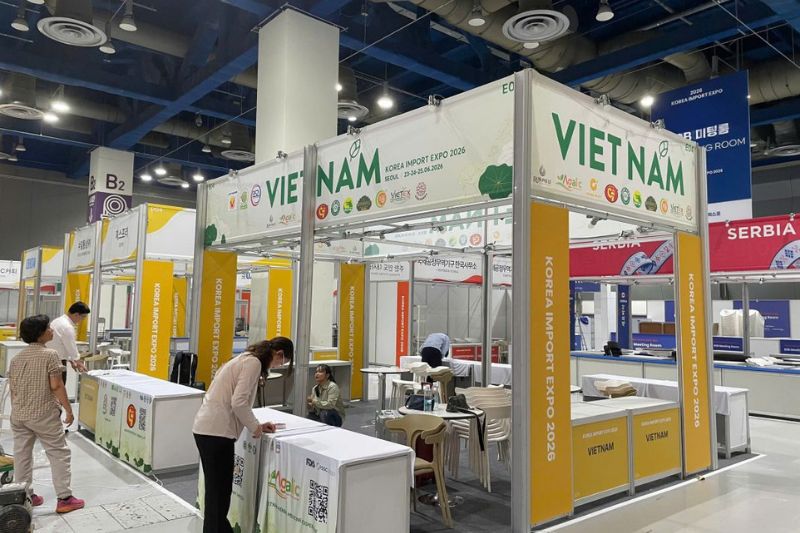 găng tay cao su Nam Long Korea Import Expo 