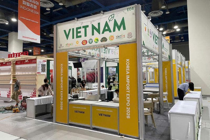 găng tay cao su Nam Long Korea Import Expo 
