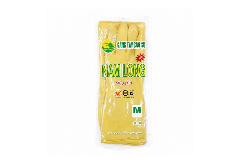 Găng tay cao su siêu bền Nam Long size M