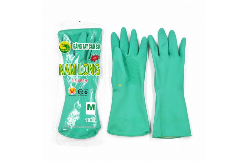 Găng tay cao su siêu bền Nam Long size M