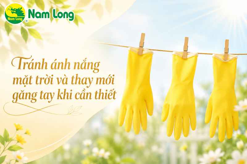 Lý do vì sao nên dùng găng tay cao su làm bếp Nam Long thường xuyên
