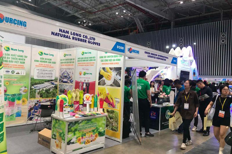 găng tay cao su Nam Long tại Vietnam International Sourcing 2026